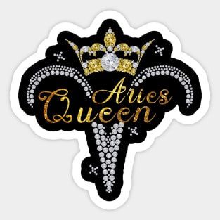 Aries Queen Sticker